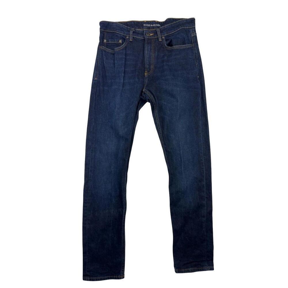 Rodd & Gunn Straight Fit Dark Wash Jeans Blue Size 32 R W | 33 L